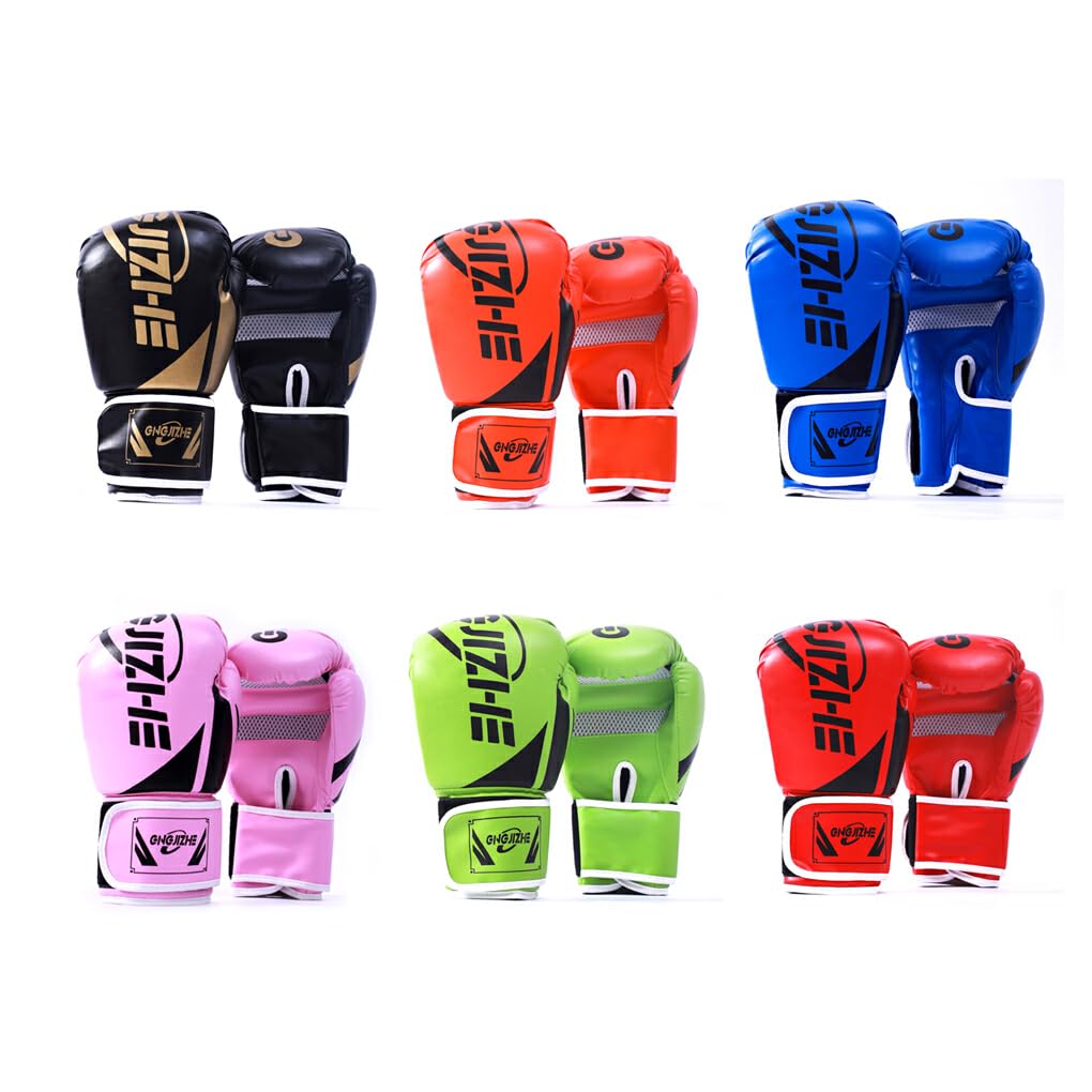 1 paire femmes hommes rembourré gants de boxe exercice entraînement pratique respirant poinçonnage mitaines protège-mains accessoires