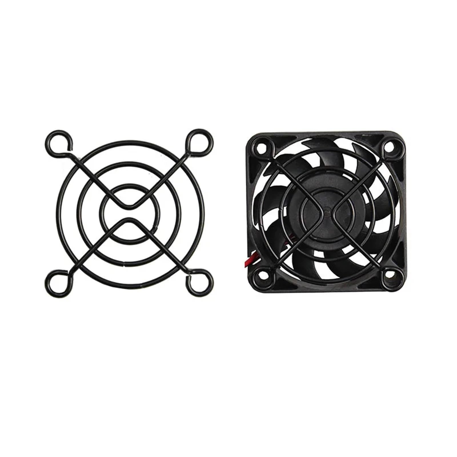 200PCS Nero 50mm Griglie for ventole Filo metallico Protezione for le dita for ventola della CPU Ventola CC Griglia di protezione Protezione 50x50mm 5CM for ventole di raffreddamento da 50MM