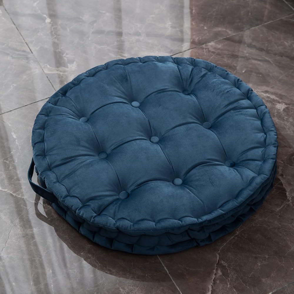 Coussin de sol en velours parfait pour le yoga en plein air