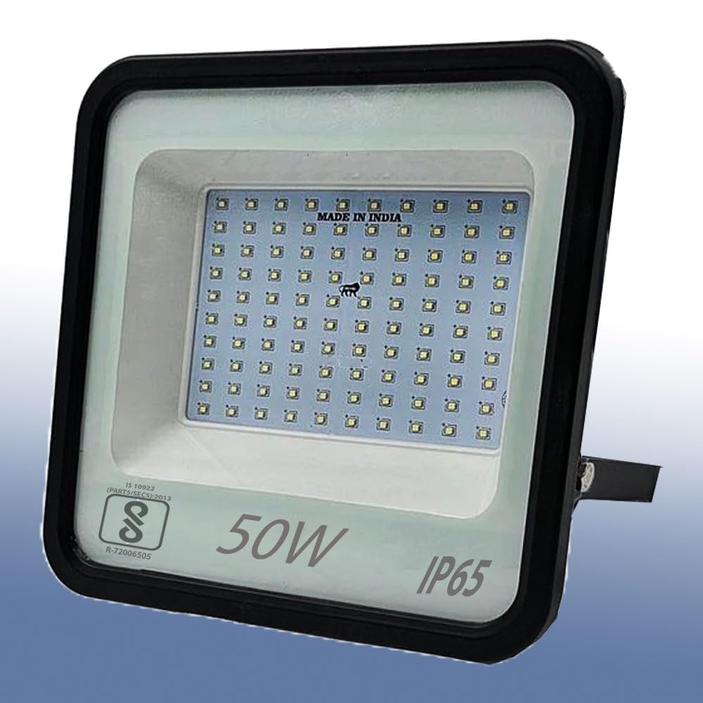 MLD 50 Watt Led Flood Light ip65 halogen outdoor/indoor Wall helozen bulb lamp Cool White 2 Years Warranty GDK101 (50w,Colour-White)-Pack of -1