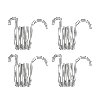70676G01, Spring 4PCS Braking Pedal Torsion Spring Steel Alloy Silver High Reliability for Maintenance for Refurbishment