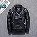 SXSHUN Niños Chaqueta Moto de Cuero Negra Chaqueta de Piel Sintética de...