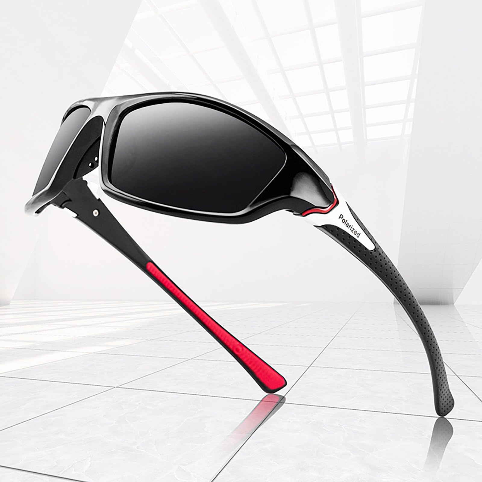 Oligitdi Polarized Cycling Riding Glasses Sports Sunglasses Men Women for Moutain Baseball MTB Bicycle Riding Sports Sunglass | Driving Clear Vision | Car Driving | Bike Riding Glasses-image-40