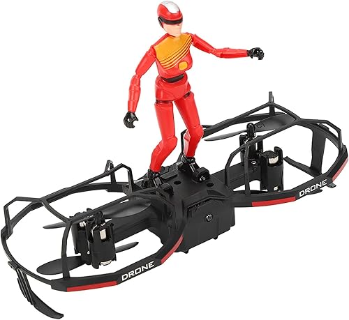 Miniatura 1 de Dron RC, 2 ejes RC Stunt Parapente Drone Modo de retención de altitud Drone Quadcopter BrassandwoodInstruments Modelo Avión (Rojo