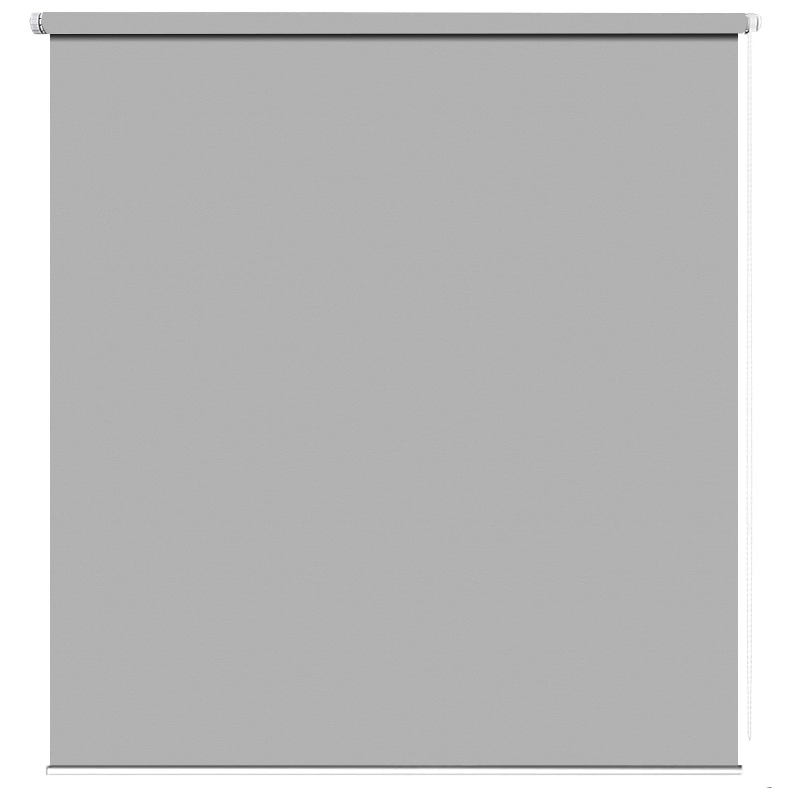 Made To Measure Roller Blind 30 x 110 cm Out Roller Blind, Window Portable Sunshade 100% Blackout Waterproof Fabric, No Drill for Bedroom Nursery Loft Travel RV Car, Grey â image 1