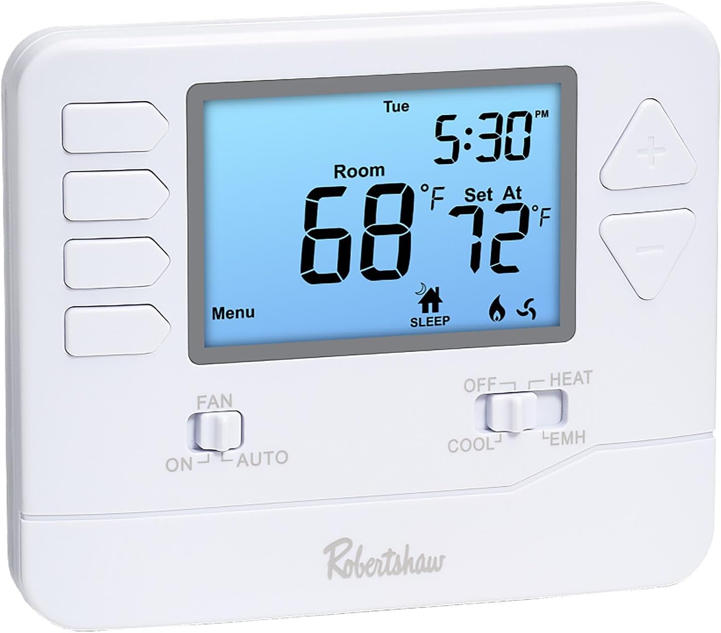 Replacement for fits Robertshaw RS8210 Non-Programmable Multi-Stage 2H/1C Wall Thermostat