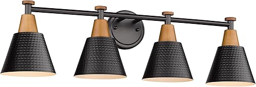 Miniatura 25 de FEMILA Apliques de Pared de 1 Luz Vintage, Apliques de Pared Industriales de Latón Antiguo, Juego de Luces de Cambiador de Baño Individual, Lámpara