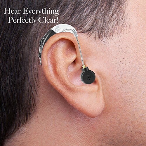Behind The Ear Sound Amplifier - Bte Hearing Ear Amplification Device And Digital Sound Enhancer Psad For The Hard Of Hearing, Noise Reducing Feature, Black, By Medca #TOP2