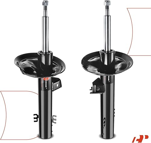 Miniatura 8 de A-Premium Par delantero (2) Conjunto de puntal compatible con BMW X3 2004 2005 2006 2007 2008 2009 2010, lado del conductor y del pasajero