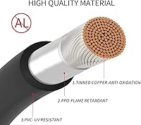 Vista 3 de 1 par de conectores de panel solar, 1 pie de cable adaptador paralelo de rama en Y, 1 macho a 2 hembras (M/FF) y 1 hembra a 2 machos (F/MM) cables