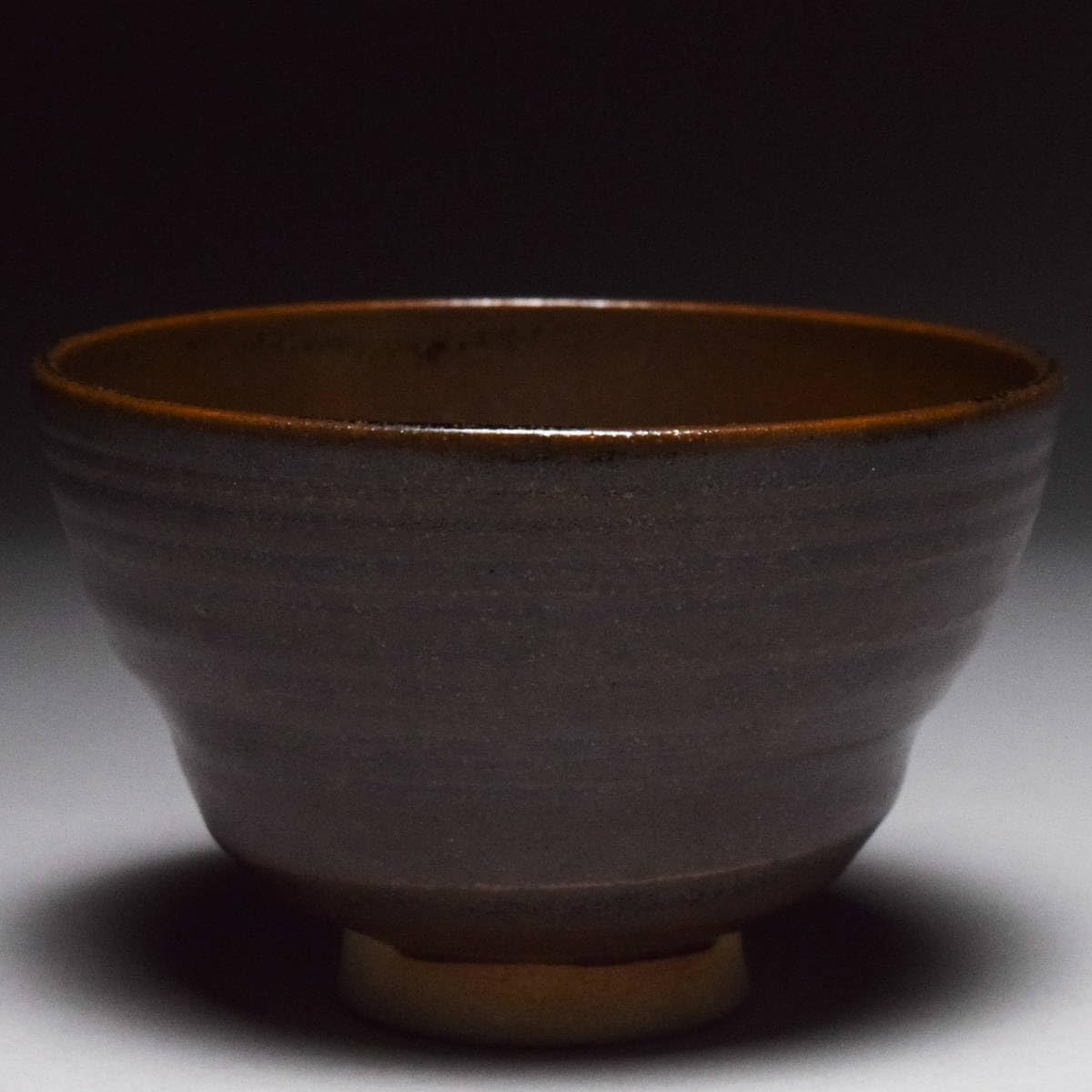 Amazon.co.jp: 膳所焼胴〆茶碗共箱茶道具陽炎園淡海ぜぜ【x-035】 303