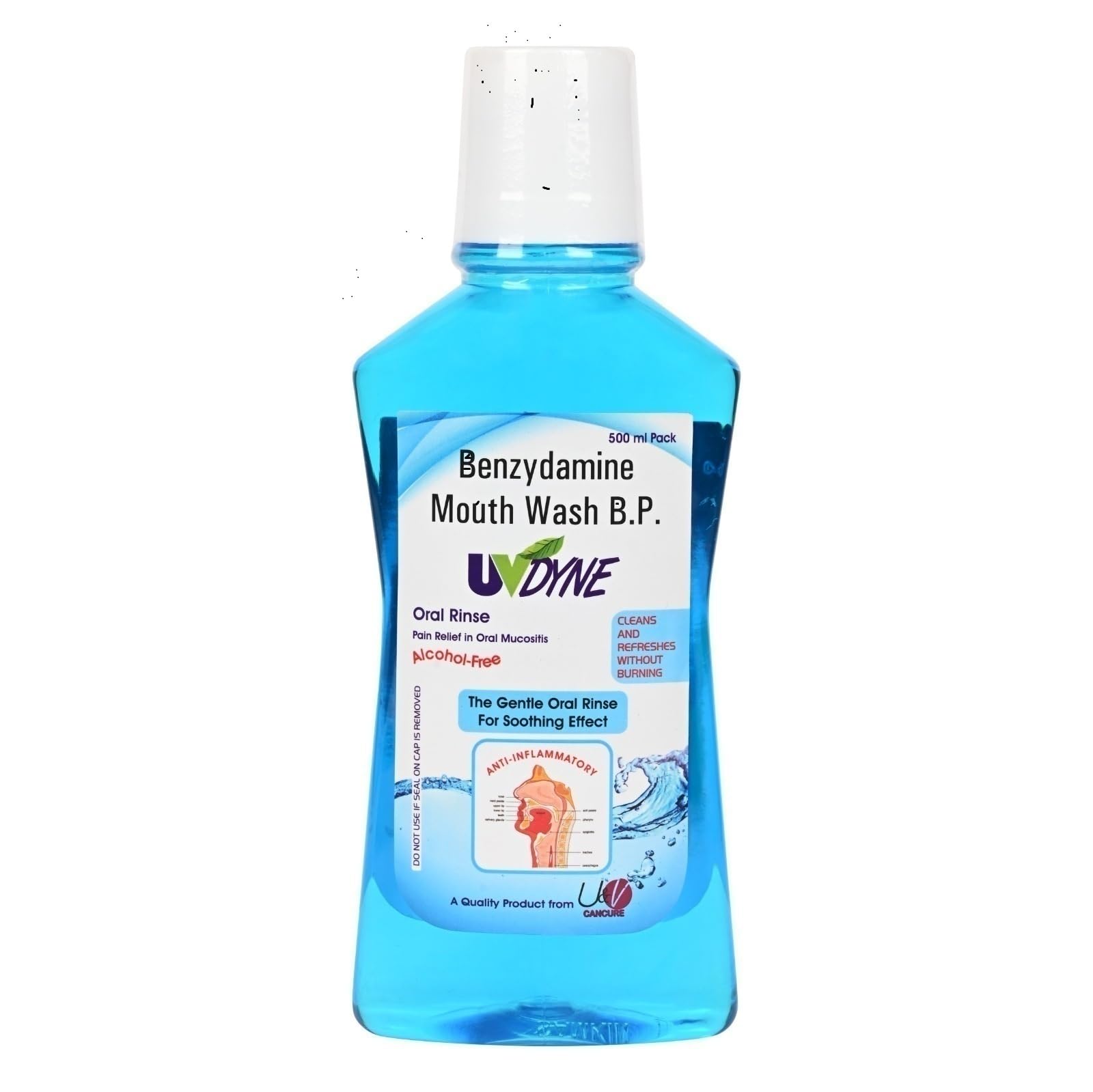 UVDYNE Benzydamine Mouthwash B.P._500ml_'
