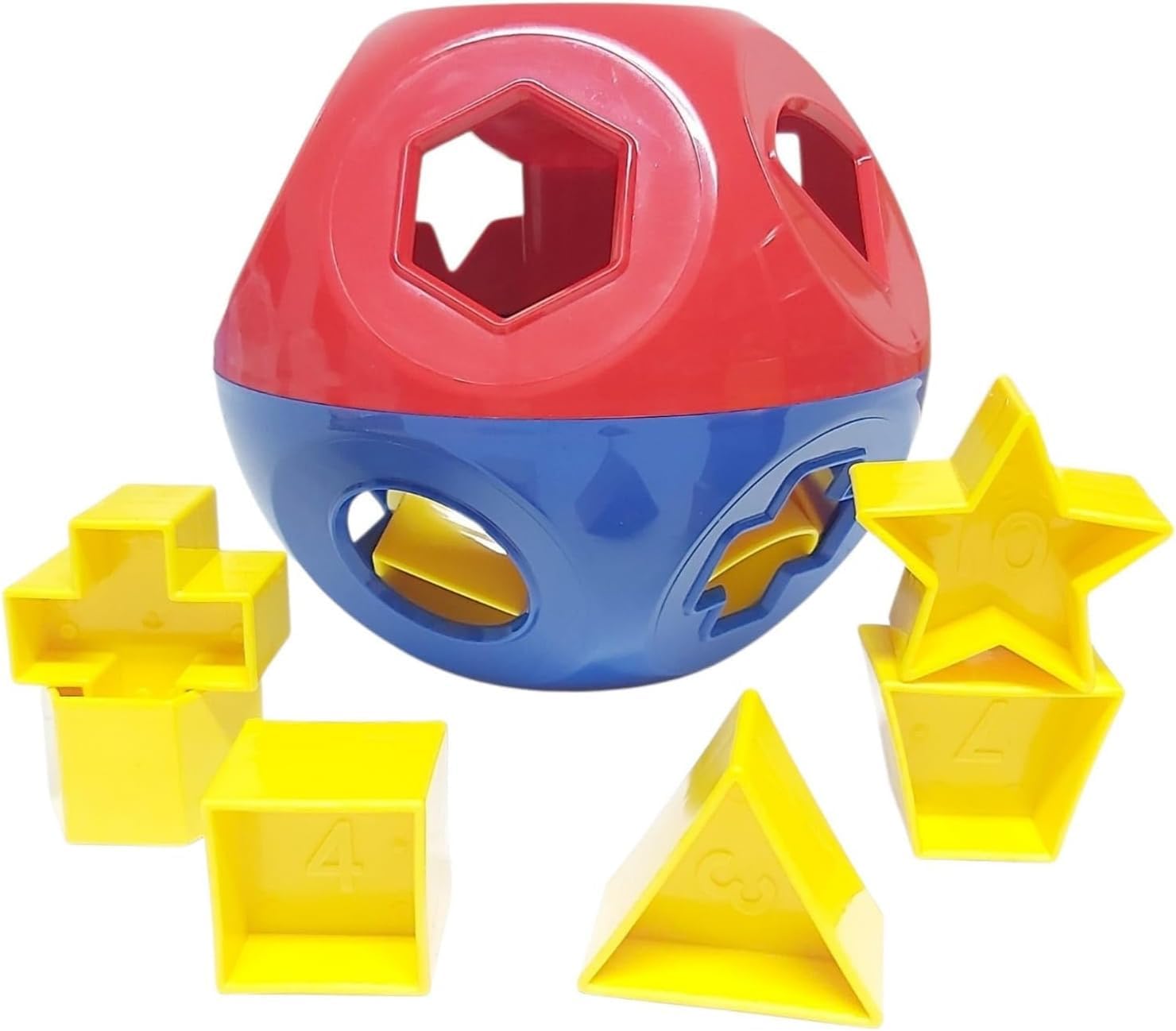 Tupperware Shape-O Toy - Gioco a incastro, senza BPA, per neonati e bambini dai 12 mesi in su, giocattolo educativo per promuovere le abilità motorie, il riconoscimento di colori e forme, originale