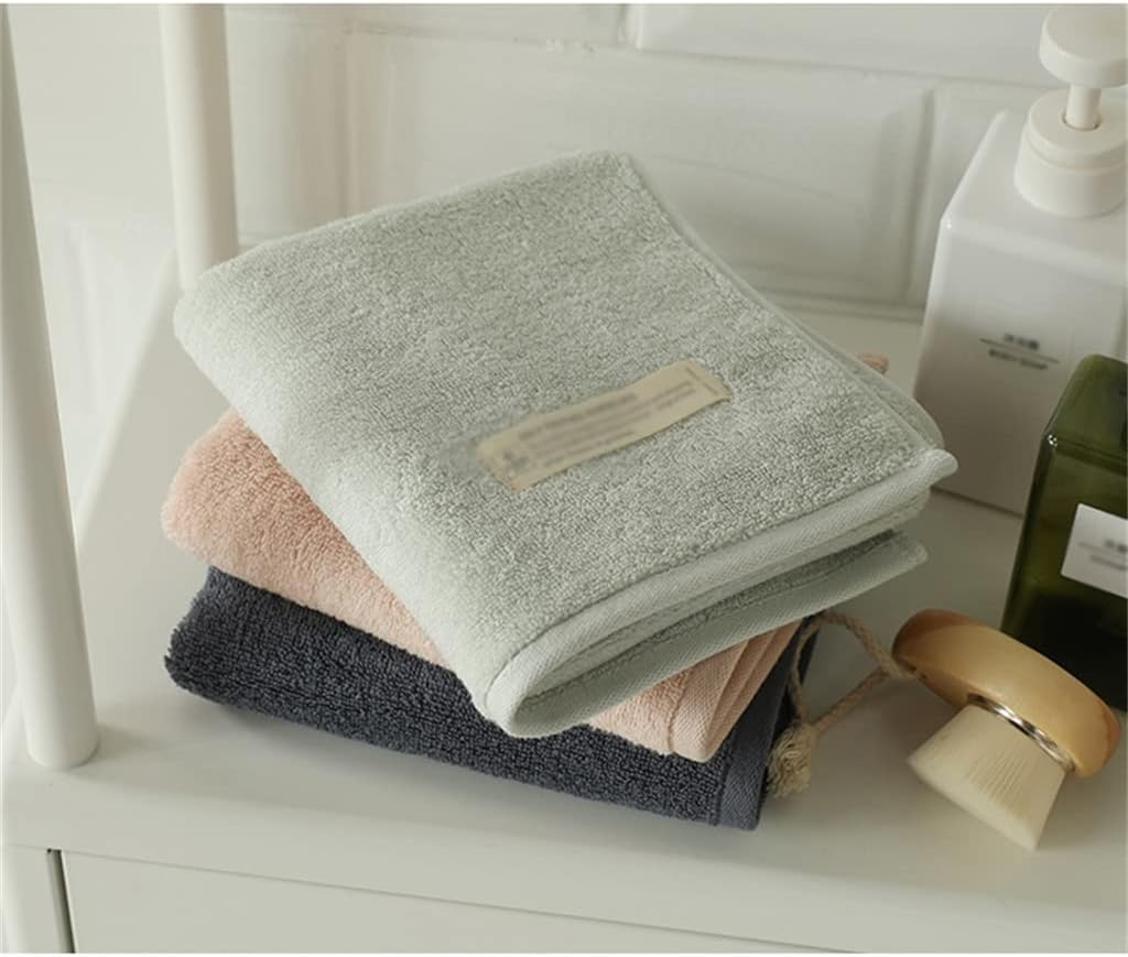 Cotton Towel wash Your face Household Soft Water Absorption Fast Dry Lovers Men and Women's 3 Clothes(B 3PS)