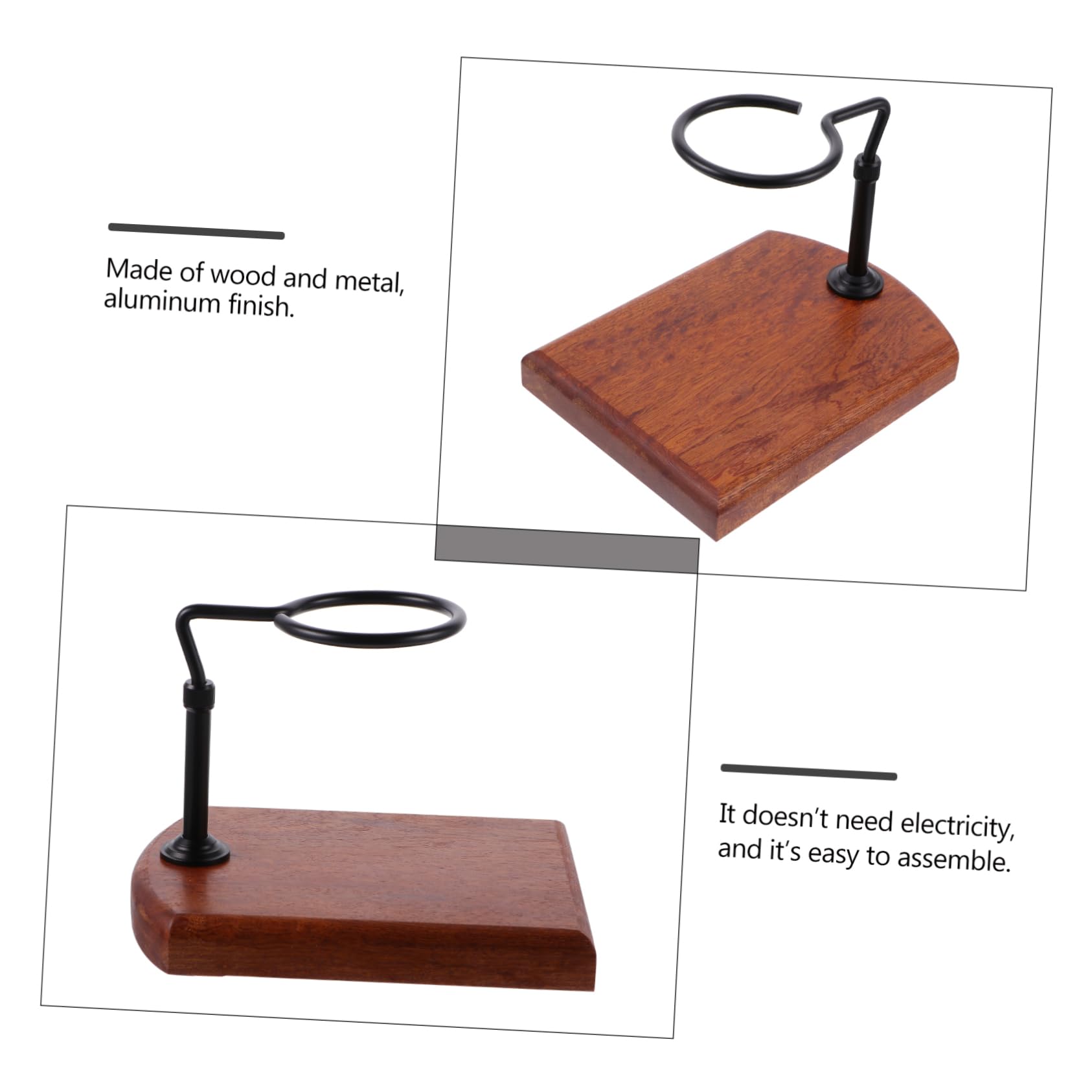 Gadpiparty 1pieza Soporte De Goteo De Café De Madera Base Estable Para Filtros De Café Rack De Dripper Para Hogar
