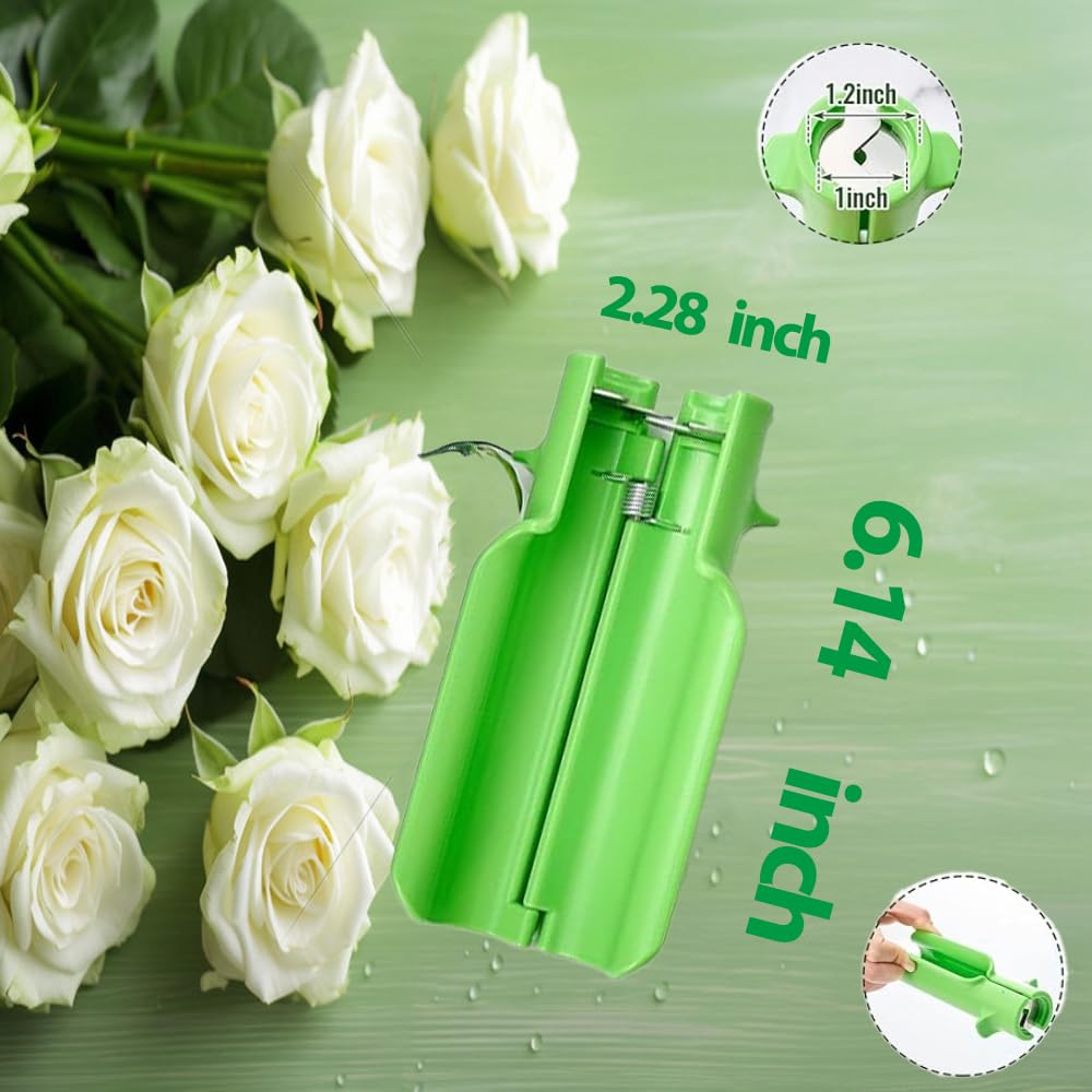YSSY spread 2Pcs Rose Thorn Stripper Tool, Flower Stem Cutter for Thorn Remover and Leafs Remover, Roses Leaf Stripper Tool for Home Flower Shop Gardening Floral Arrangements