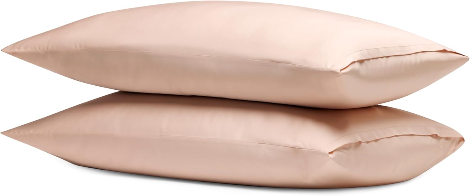 Cozy Earth King Pillowcases Set of 2 - Made of 100% Viscose from Bamboo, Ultra-Soft & Luxury, Woven from Naturally Breathable & Lightweight Fabric - Driftwood