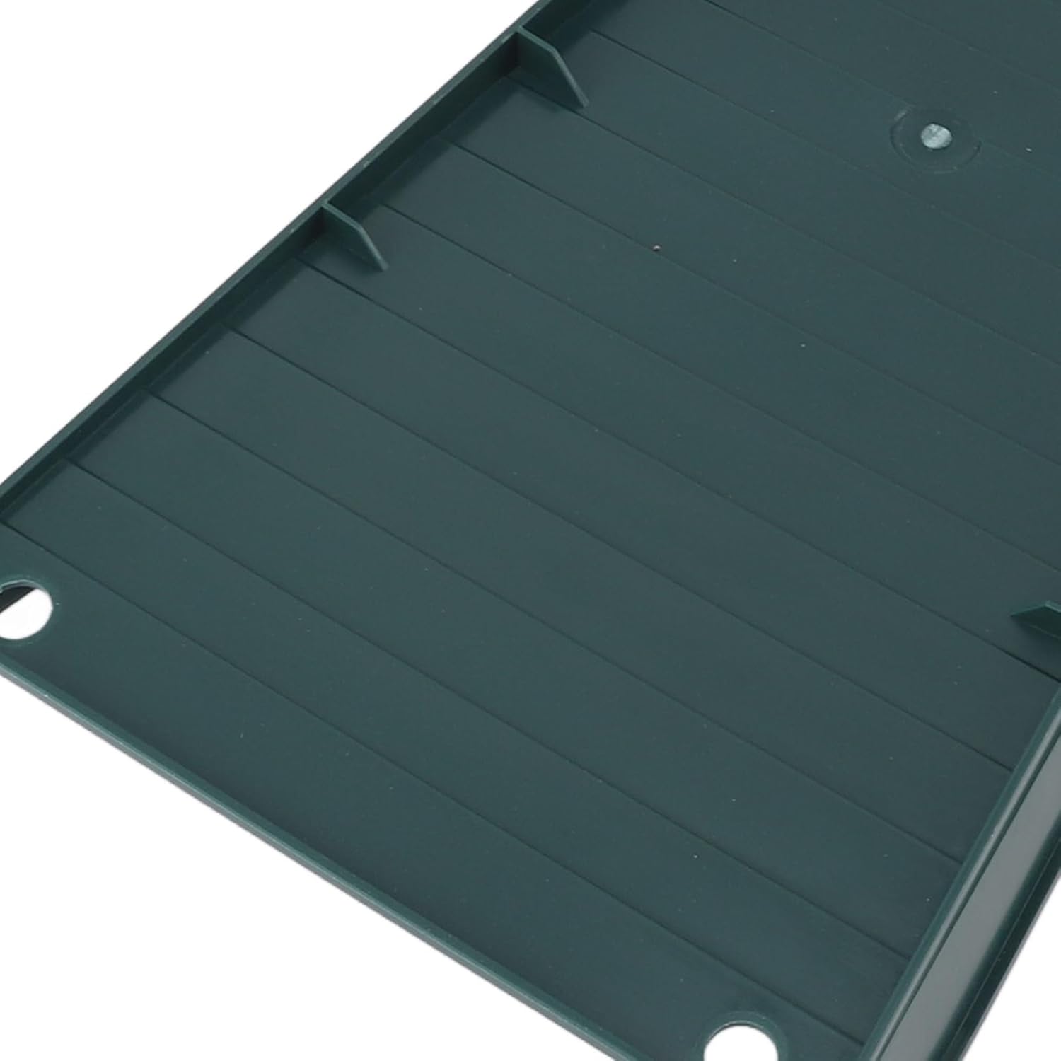 4PCS Fixable Downspout Block, Plastic Gutter Extensions with 8 Fixing Nails, Ladder Downwards Design to Protect House Foundation, Easy Install Rainwater Diverter (Green)