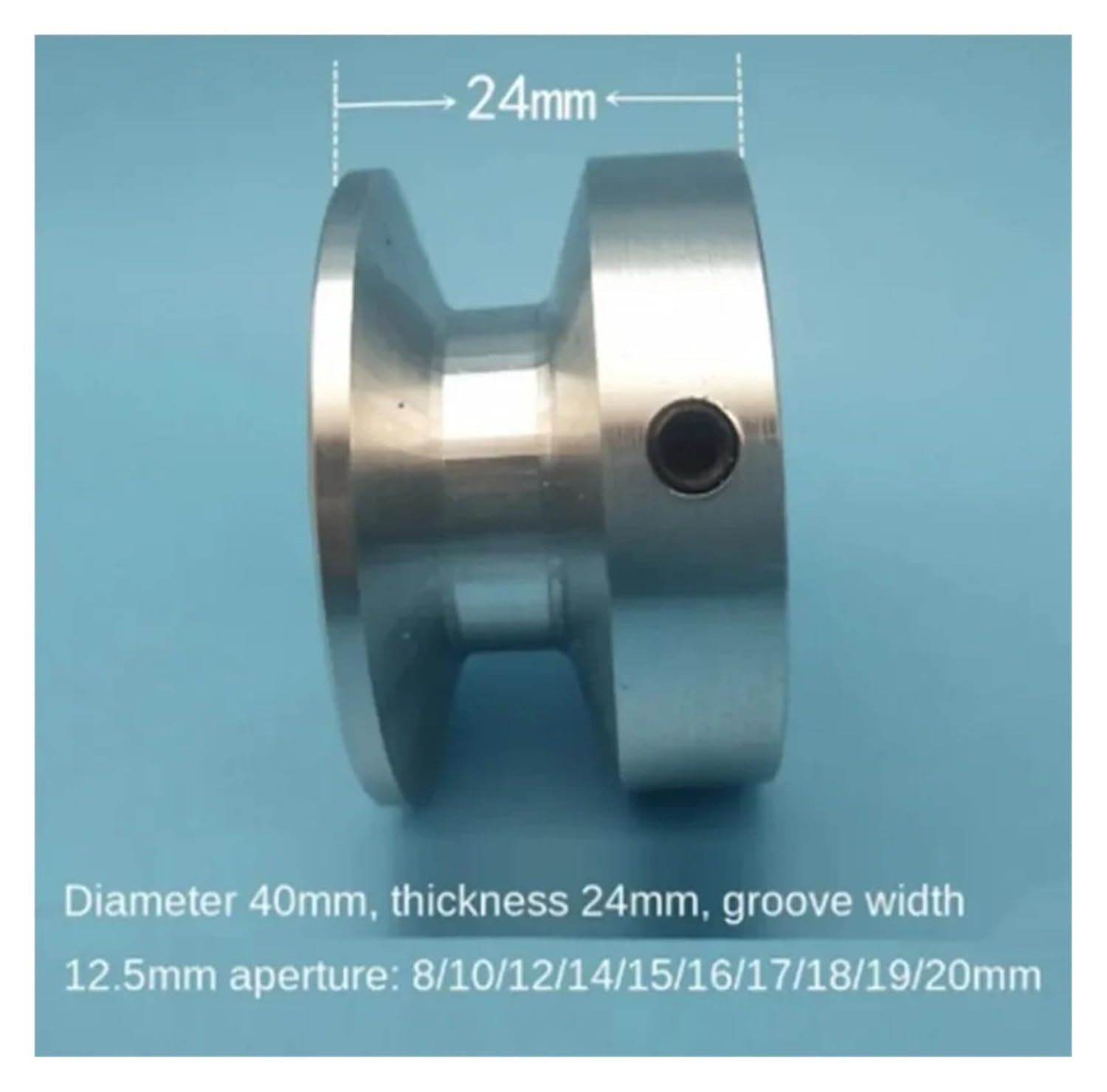 40mm 60mm 80mm V-Belt Pulley, Single Groove, A- Type 1PCS(10 mm,1PC_80MM)