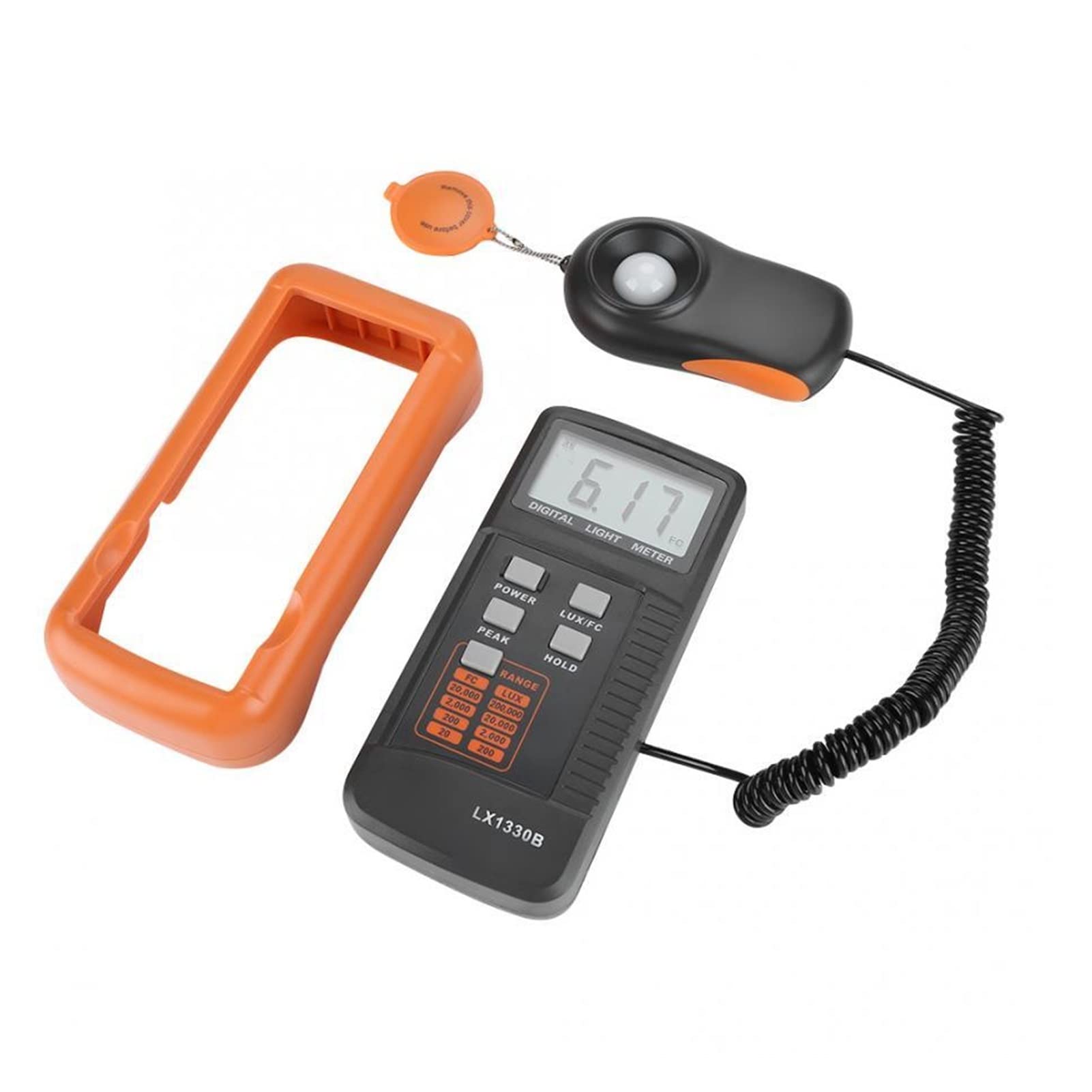LNHHG Digital Light Meter Handheld LCD Photographic 0-200000 LUX Illuminance Tester