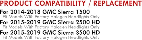 Miniatura 9 de AJP Distributors OE estilo LED DRL proyector halógeno faros faros de señalización luces de montaje de vivienda par izquierda derecha