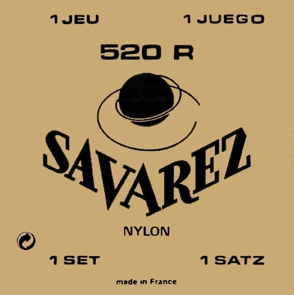 Savarez Traditional Concert 523J Single String G3 High, Fits 520J Set, Nylon, Heavy Gauge, Classical Guitar