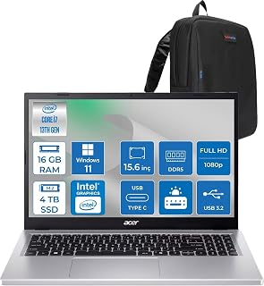 Acer Aspire Go 15 Intel Core I7-13620H Ddr5 16GB 4tb SSD Windows 11 Home Intel UHD Graphics 15,6" Fhd (1920 x 1080) IPS Taşınabilir Bilgisayar NXJ6SEY001H05 + Zetta Çanta