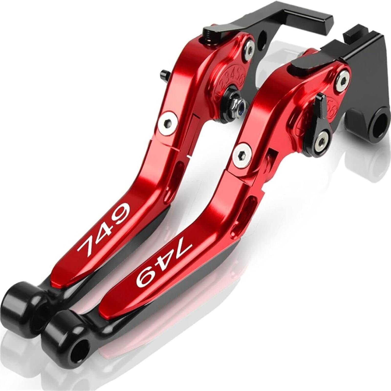 Dźwignia hamulca motocykla Dla Ducati 749 SR 2003 2004 2005 2006 Składana rozsuwana kierownica CNC Moto Regulowany hamulec ręczny Dźwignie sprzęgła i hamulca