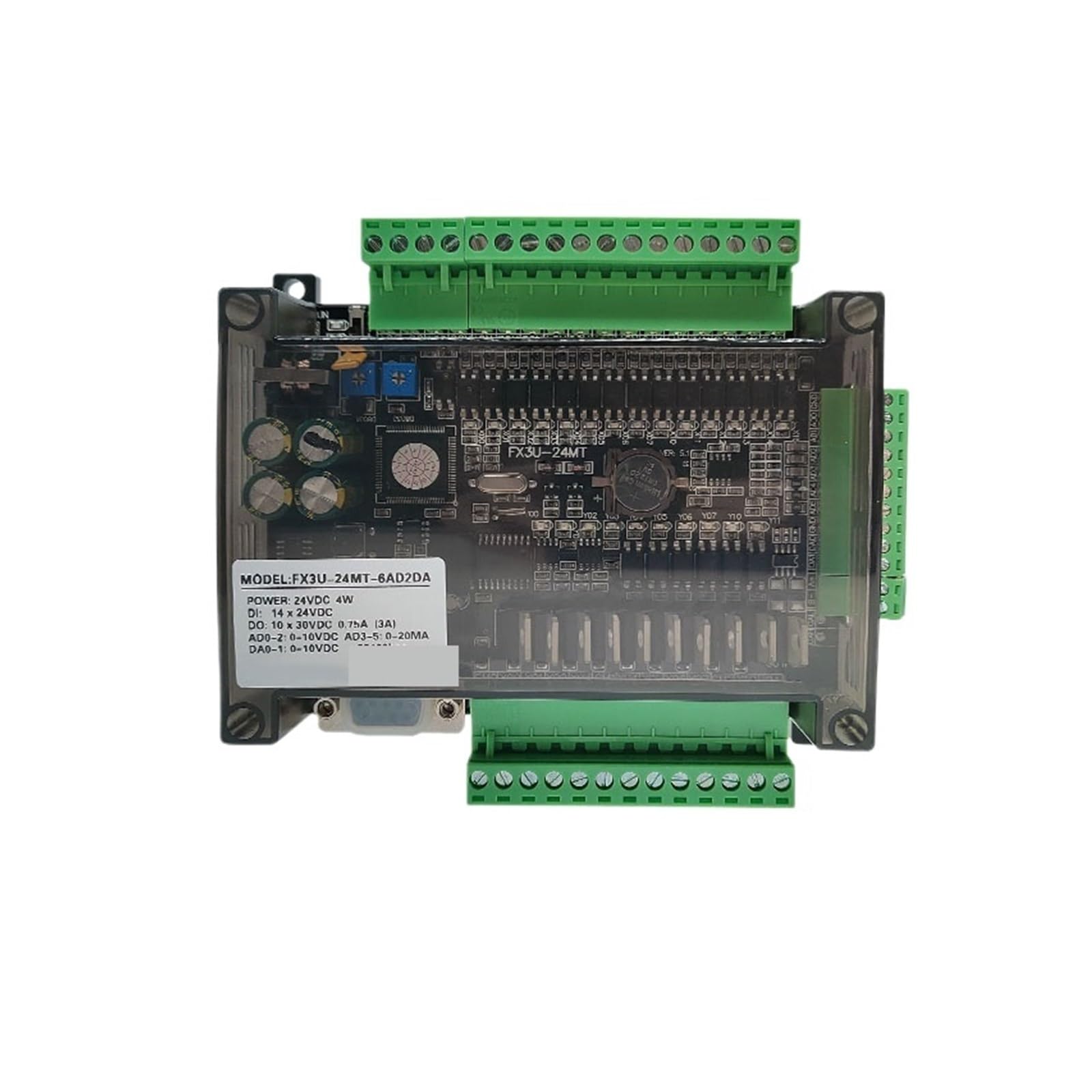 Contrôleur FX3U-24MR à relais 38400 BPS pour la gestion de machines de tri
