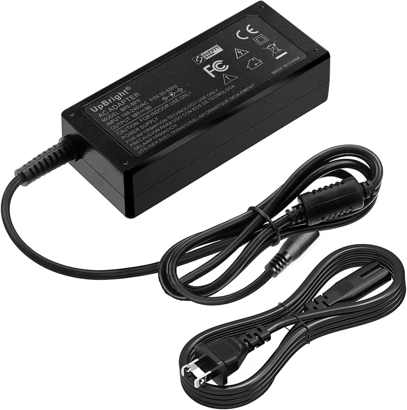 UpBright AC/DC Adapter Compatible with Resvent iBreeze APAP CPAP Machine Series iBreeze 20A 20C Pro 25S 25A 25ST 25STA 30ST 30STA DA60-220S24-W1 JE01-40-006HM DA60220S24W1 Power Supply Cord Charger