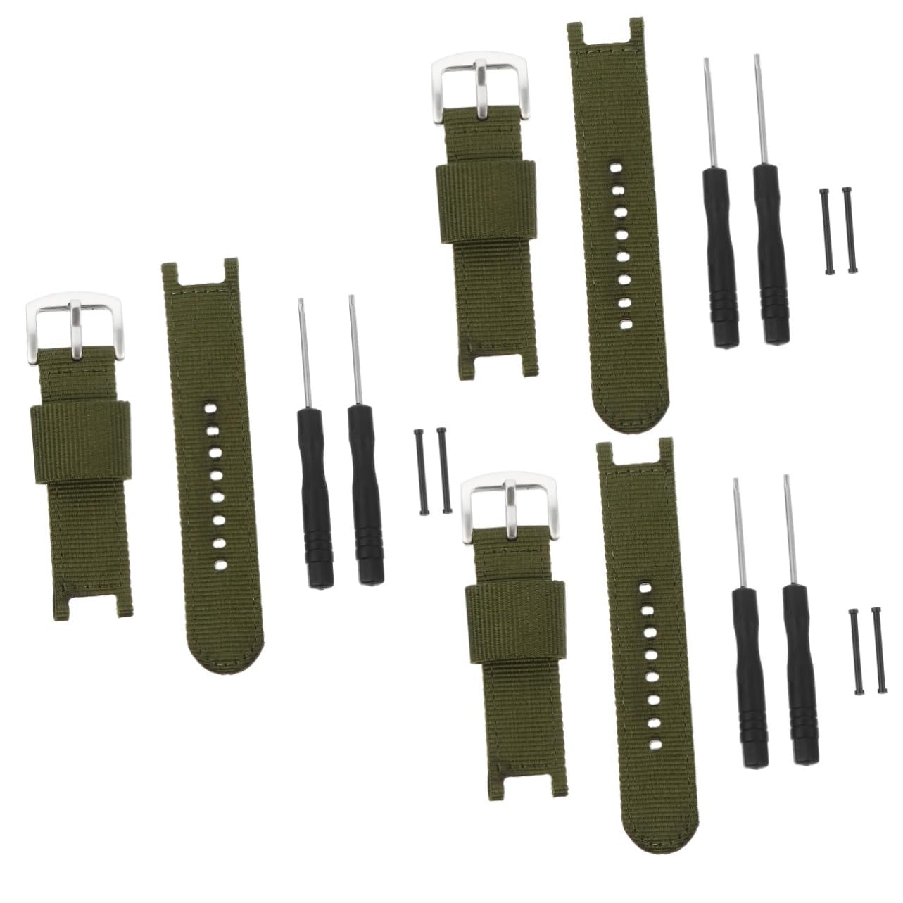 Housoutil Lot De 3 Bracelets De Montre En Nylon De Remplacement Compatibles Avec Les Montres Connectées Avec Boucle De Fermoir Robuste Pour Hommes Et Femmes