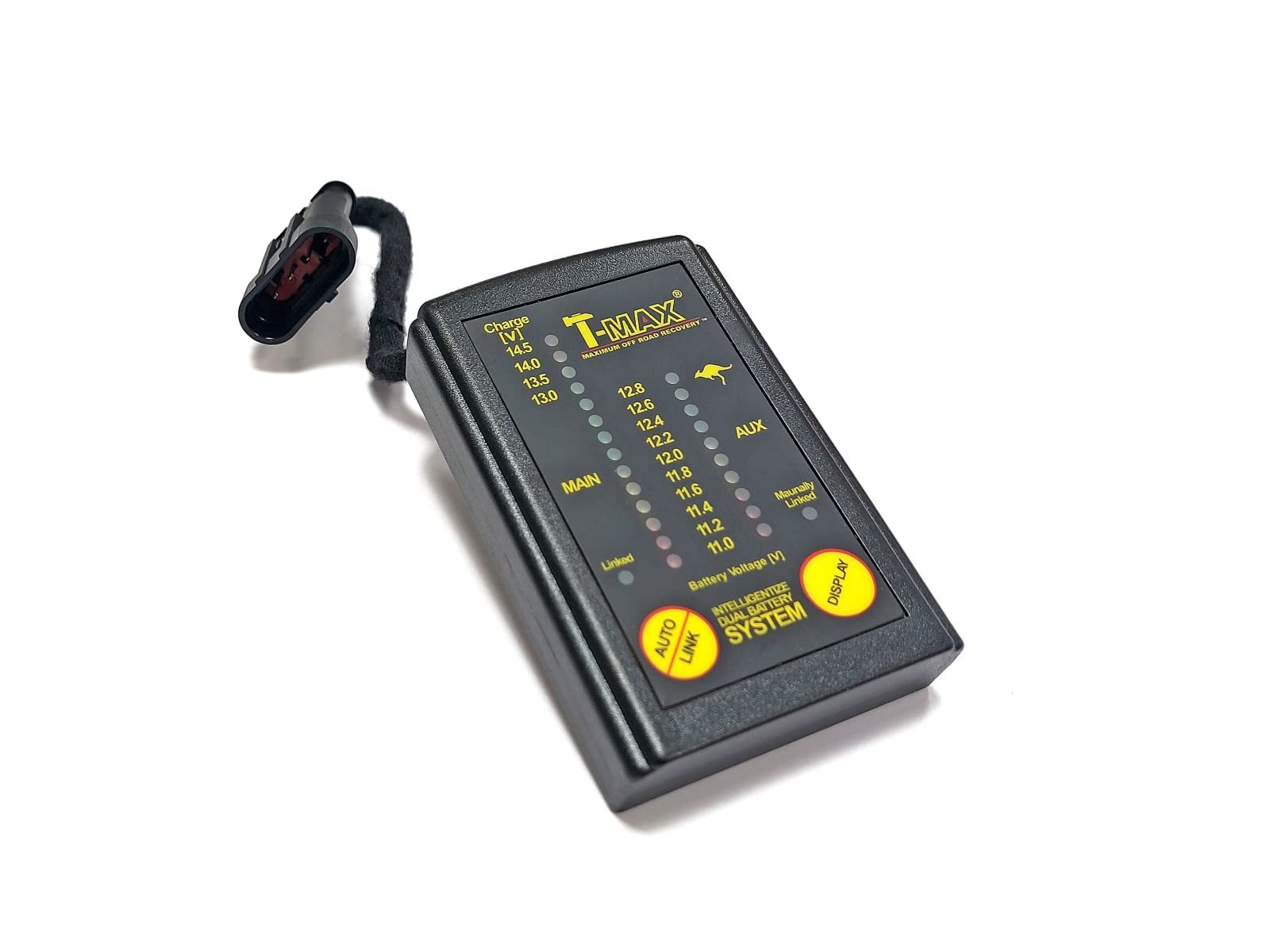 T-Max DBS02 Doppelbatterie Schaltsystem mit Digitalanzeige