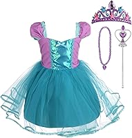 Vista 15 de Dressy Daisy - Disfraces de princesa para cumpleaños, Halloween, Navidad, fiestas, vestidos para bebés y niñas