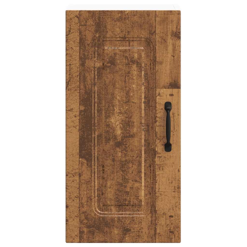 Küchen-Hängeschrank Kalmar Altholz-Optik Holzwerkstoff 30x31x60 cm mit Stauraum und Tür, belastbar bis 50 kg, vielseitig für Küche, Esszimmer, Vorratsschrank, Organizer und Aufbewahrung