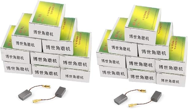 New Lon0167 20 Pairs Featured Electric Drill Parts reliable efficacy Motor Carbon Brushes 15mm x 8mm x 5mmida23 27 ae 280