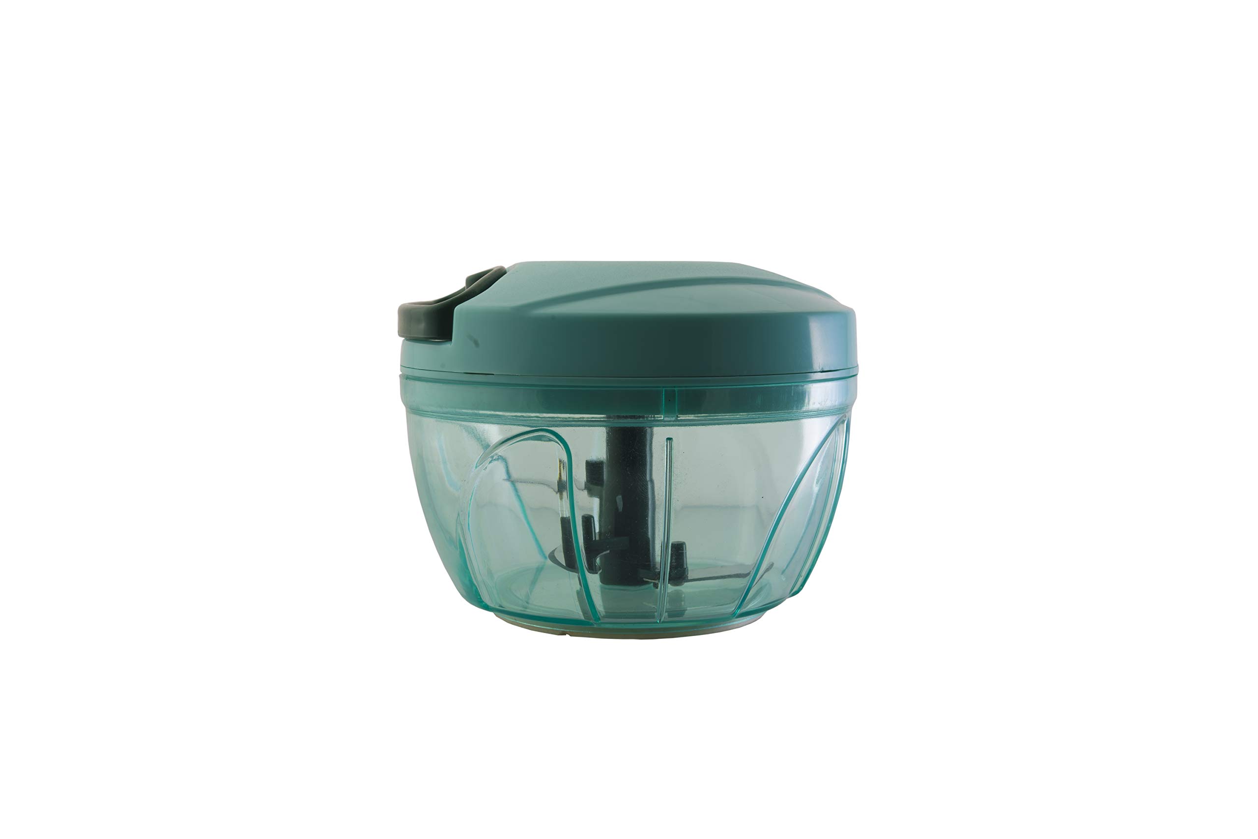 Crenestar Polypropylene Mini Handy and Compact Chopper with 3 Blades for Effortlessly Chopping Vegetables and Fruits for Your Kitchen (Green, 400 ml)