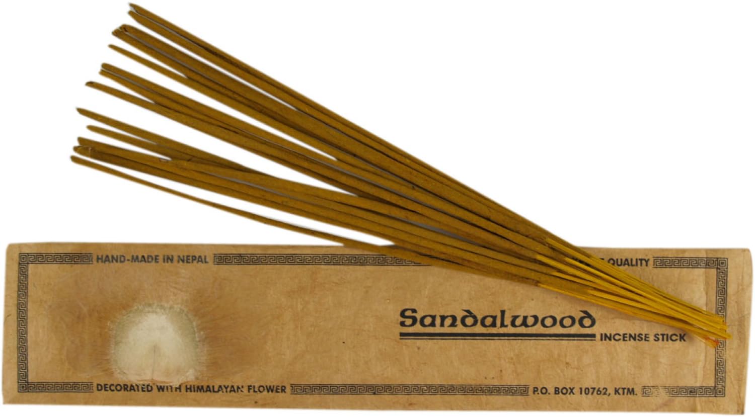 Guru-Shop Handmade Incense Sticks - Sandalwood, Brown, Incense Sticks from Nepal & Tibet
