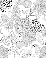 MelunMer Black and White Peel and Stick Wallpaper for Bathroom Boho Vintage Floral Leaf Contact Paper for Cabinets and Drawers Laundry Room Wallpaper Stick and Peel,Removable,Waterproof 78.8inL17.3inW