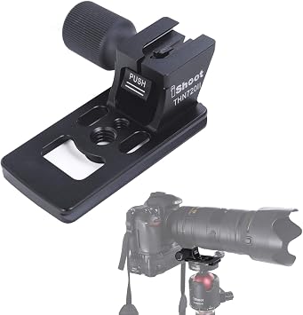 Lens Collar Stand Replacement Foot Tripod Mount Ring Base Compatible with Nikon AF-S NIKKOR 70-200mm f/2.8E FL ED VR, AF-S 500mm f/5.6E PF ED VR, Quick Release Plate Support Arca Fit Clamp