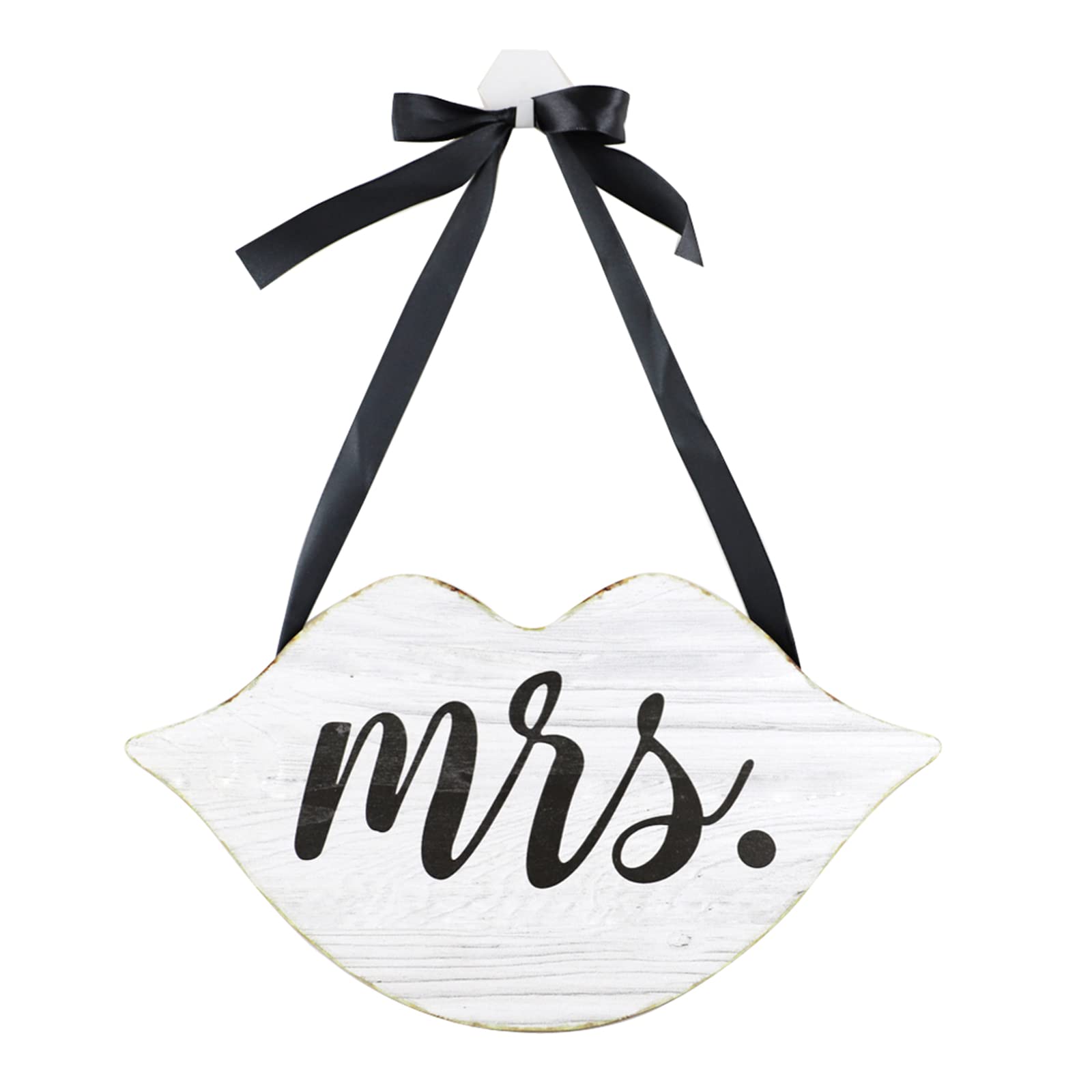 Buxuaaaa Desktop Wooden Craft Hanging Ornament Mr and Mrs Signs for Wedding Decorations Christmas Tree Decor Wedding Decorations Husband Wife Christmas Ornaments