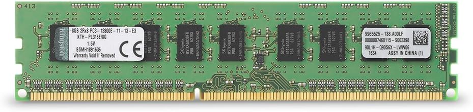Kingston Technology 8GB DDR3 1600MHz PC3-12800 ECC DIMM Memory for Select HP/Compaq Desktops KTH-PL316E/8G