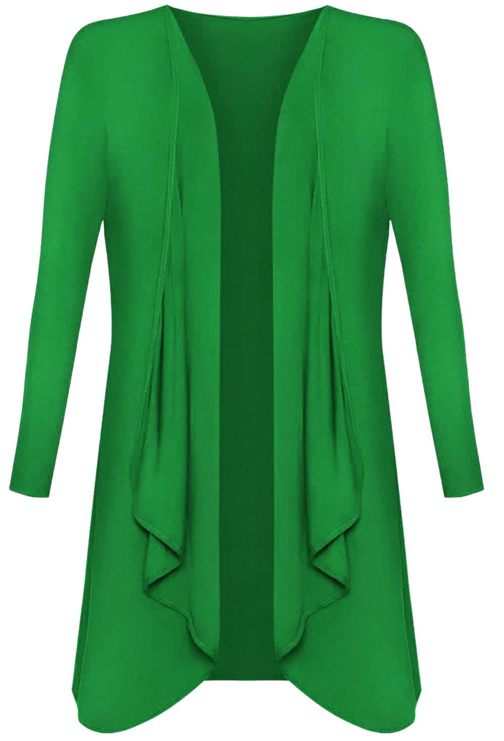Crazy Girls Girls Jade Green Crazy Womens Waterfall Boyfriend Cardigan, Xxl (Uk 20-22)