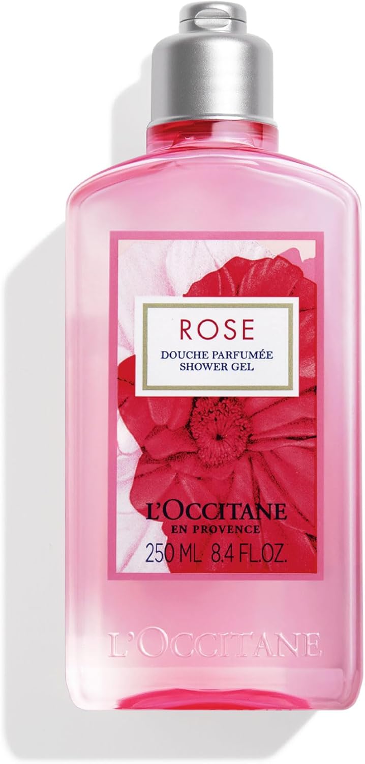 L'OCCITANE Rose Shower Gel 250ml Luxury, Floral Scented Shower Gel