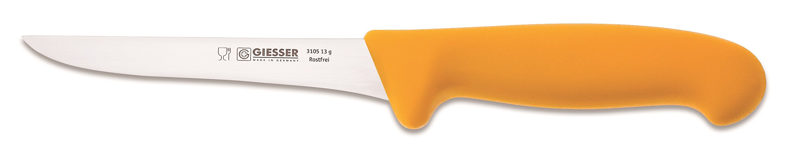 Giesser Messer Ausbeinmesser gelb 13 cm Klingenlänge - Profimesser