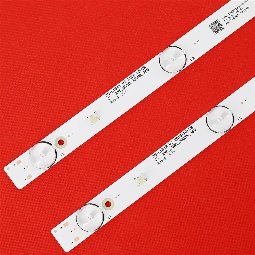 Striscia di retroilluminazione a LED 6LED Compatibile for 32 Pollici JL.D32061330-081AS-M E348124 MS-L1343 L2202 L1074 V2 2-6-3030-300MA-36V