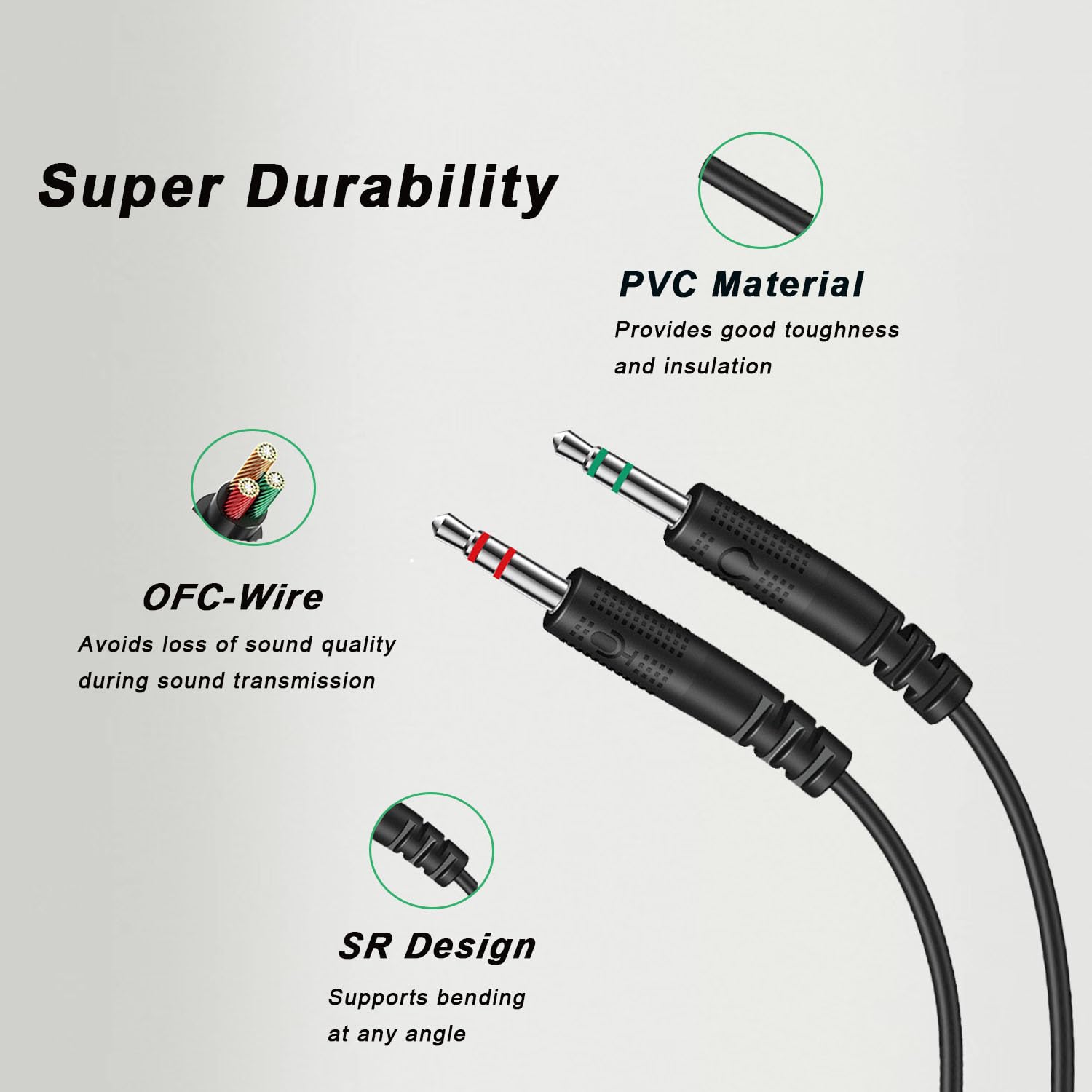 Adattatore Maschio A 2 Femmina Di Alta Qualà Da 3.5mm Un-diviso-due Cavi Audio Splter Stereo A Y Neri Con Interruttore Di Controllo Del Volume - Foto 9