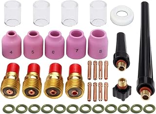 plasma cutter accessories 37 pieces TIG Welding Torch Kit accessories for DB SR WP 9 20 25 Tig welding torch