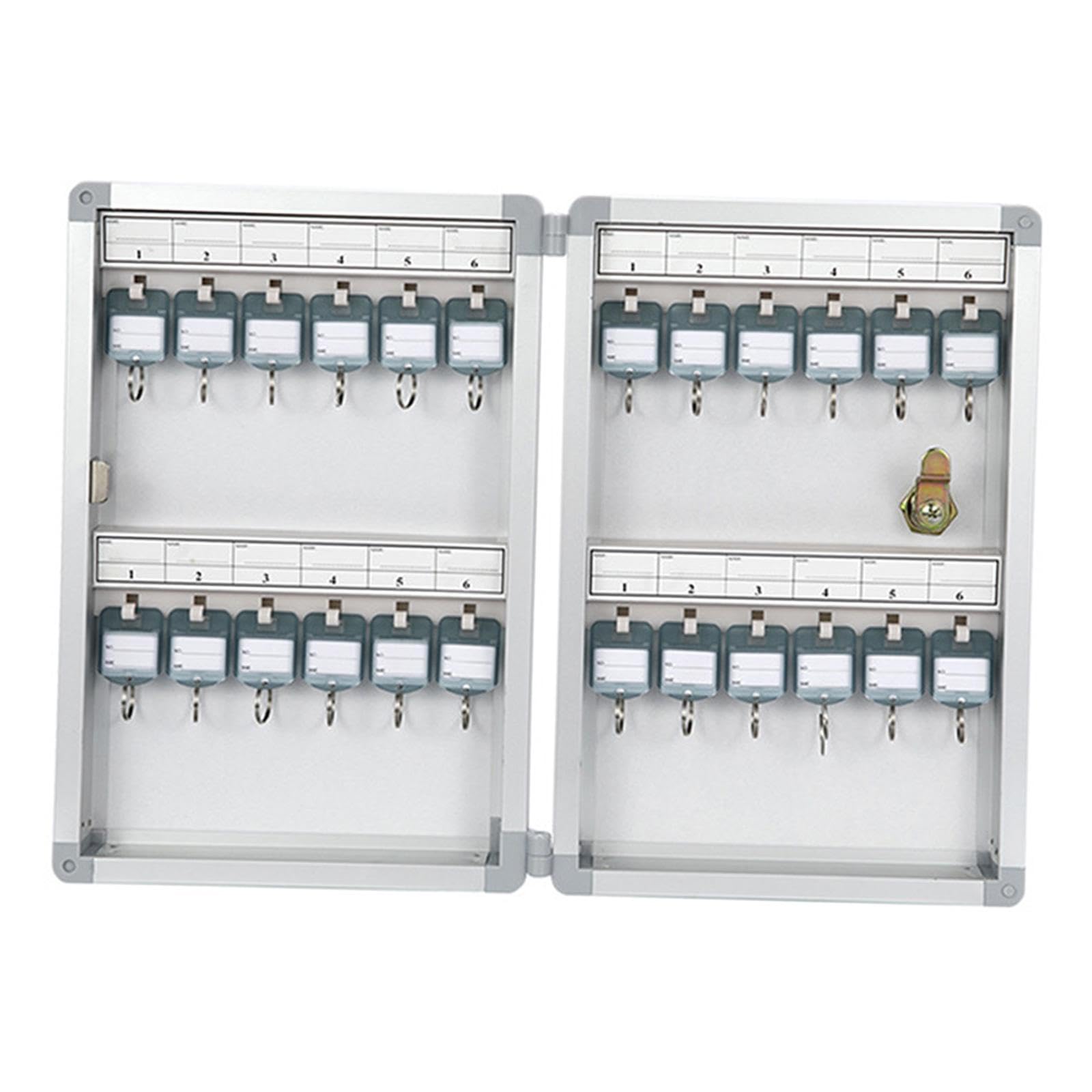 Key Lock Box Security Key Cabinet for Apartment Garage Personal and Business 24 Keys Position | Facility Maintenance & Safety | Access Control Equipment | Lock Boxes-image-21
