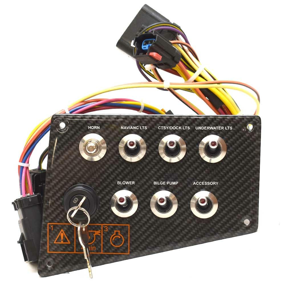 Four Winns Boat Toggle Switch Panel 025-5343 | w/Ignition