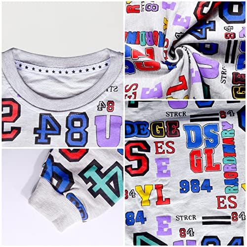 Kumary Toddler Boys' 3-Pack Long Sleeve T-Shirt Cotton Casual Winter Crewneck Dinosaurs Cars Graphic Tops Tees Kids 2-6 Years 5 6162PcJZPgL. AC